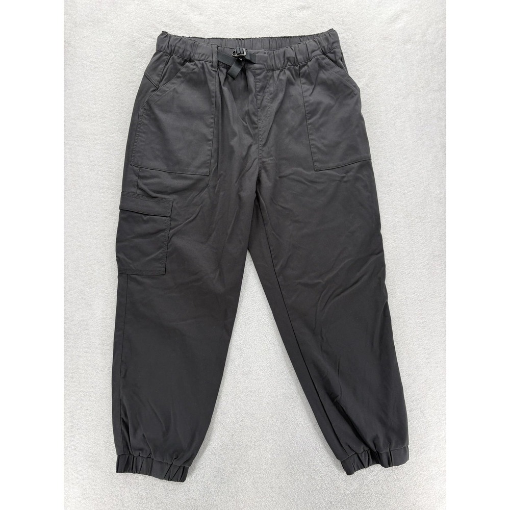 PrAna Stretch Zion Jogger Pants Mens XL Black DWR UPF 50+ Moisture Wicking Trail